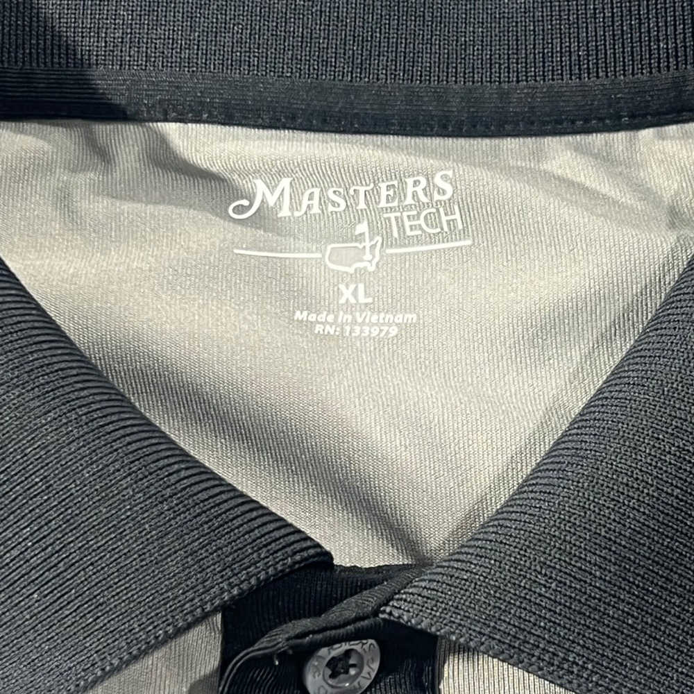 Masters‎ Tech Golf Polo Shirt Mens XL Blue Grey Colorblock Performance RN 133979 - Picture 2 of 9